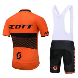 Ensemble cuissard vélo et maillot cyclisme équipe pro Scott Rc Team 2018