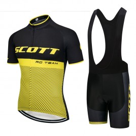 Ensemble cuissard vélo et maillot cyclisme équipe pro Scott Rc Team 2018