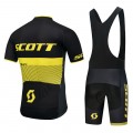 Ensemble cuissard vélo et maillot cyclisme équipe pro Scott Rc Team 2018