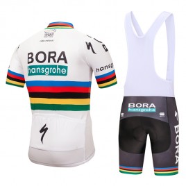 Ensemble cuissard vélo et maillot cyclisme équipe pro Bora UCI 2018