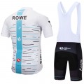 Ensemble cuissard vélo et maillot cyclisme équipe pro SKY 2018 blanc