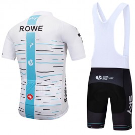 Ensemble cuissard vélo et maillot cyclisme équipe pro SKY 2018 blanc