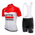 Ensemble cuissard vélo et maillot cyclisme équipe pro Lotto Soudal 2018