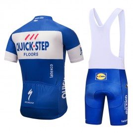 Ensemble cuissard vélo et maillot cyclisme équipe pro Quick Step 2018