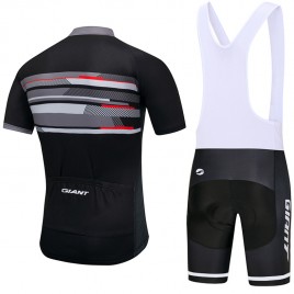 Ensemble cuissard vélo et maillot cyclisme équipe pro Giant 2018 grey edition