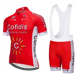 Ensemble cuissard vélo et maillot cyclisme équipe pro Cofidis 2018 Kuota