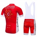 Ensemble cuissard vélo et maillot cyclisme équipe pro Cofidis 2018 Kuota