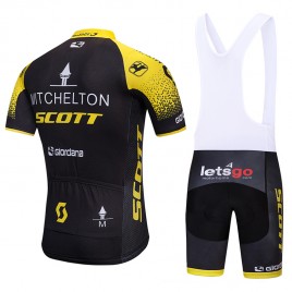 Ensemble cuissard vélo et maillot cyclisme équipe pro Mitchelton - Scott 2018