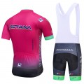 Ensemble cuissard vélo et maillot cyclisme équipe pro Astana Rose 2018