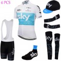 Tenue complète cyclisme équipe pro SKY blanc Tour 2018