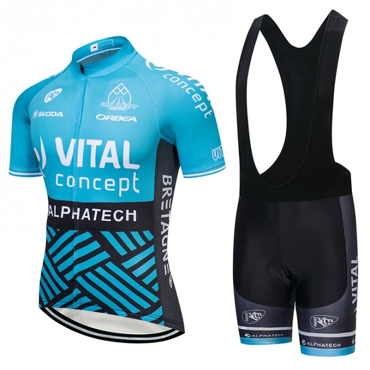 Ensemble cuissard vélo et maillot cyclisme pro VITAL Concept 2018