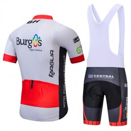 Ensemble cuissard vélo et maillot cyclisme équipe pro BURGOS BH 2018