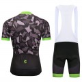 Ensemble cuissard vélo et maillot cyclisme pro Cannondale 2018 camouflage