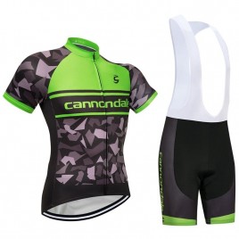 Ensemble cuissard vélo et maillot cyclisme pro Cannondale 2018 camouflage