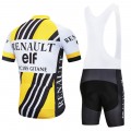 Ensemble cuissard vélo et maillot cyclisme pro vintage RENAULT ELF cycles Gitane