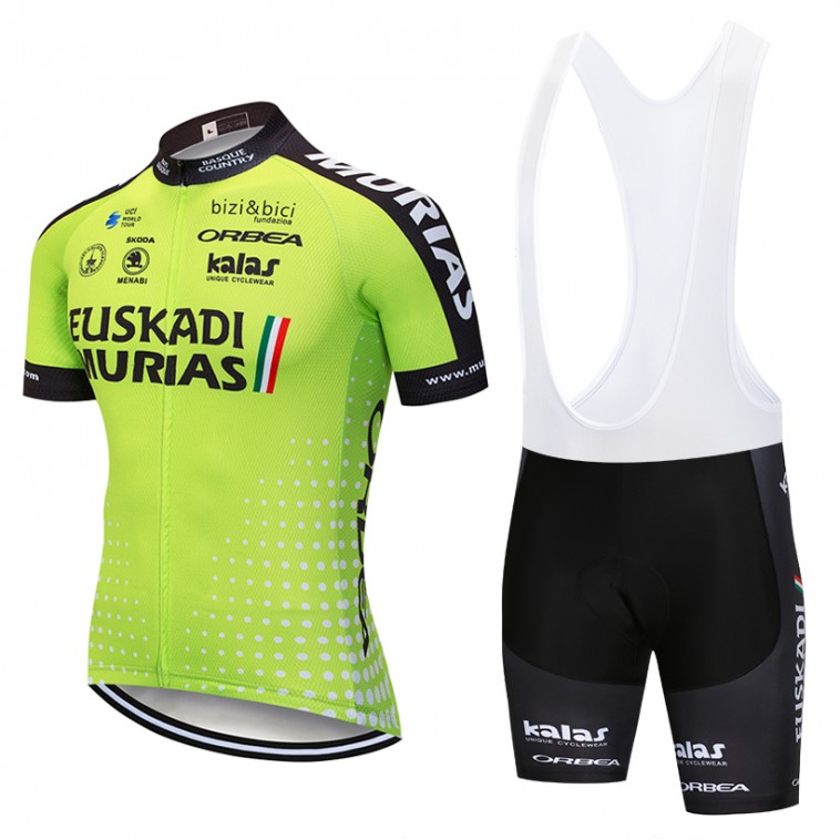 cuissard vélo et maillot pro EUSKADI Murias 2018 Tenuevelo.com