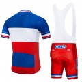 Ensemble cuissard vélo et maillot cyclisme pro France FDJ 2018