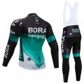 Ensemble cuissard vélo et maillot cyclisme hiver pro BORA Hansgrohe 2018