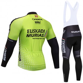 Ensemble cuissard vélo et maillot cyclisme hiver pro EUSKADI Murias 2018