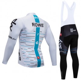 Ensemble cuissard vélo et maillot cyclisme hiver pro SKY Rowe 2018