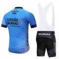 Ensemble cuissard vélo et maillot cyclisme pro EUSKADI Murias 2018 bleu