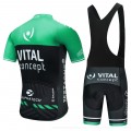 Ensemble cuissard vélo et maillot cyclisme pro VITAL Concept 2018 Green Edition