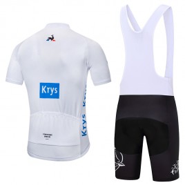 Ensemble cuissard vélo et maillot Blanc Tour de France 2018 Krys