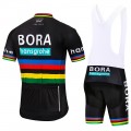 Ensemble cuissard vélo et maillot cyclisme pro BORA UCI 2018 black edition