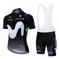 Ensemble cuissard vélo et maillot cyclisme pro Movistar Black edition 2018