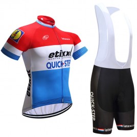 Ensemble cuissard vélo et maillot cyclisme équipe pro Etixx Quick Step