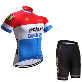 Ensemble cuissard vélo et maillot cyclisme équipe pro Etixx Quick Step