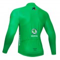 Maillot vélo hiver pro Tour de France vert 2018 Skoda