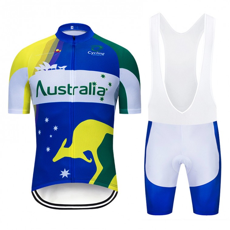 Ensemble cuissard vélo et maillot cyclisme pro Australia 2019