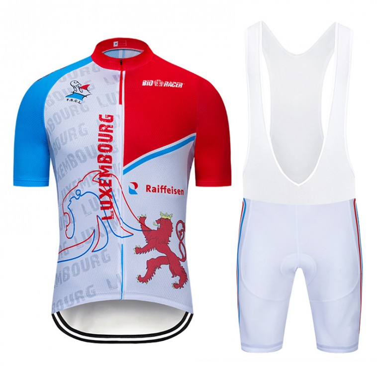 Ensemble cuissard vélo et maillot cyclisme pro Luxembourg 2019