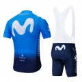 Ensemble cuissard vélo et maillot cyclisme pro MOVISTAR 2019