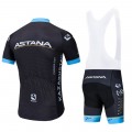 Ensemble cuissard vélo et maillot cyclisme pro ASTANA 2019 noir