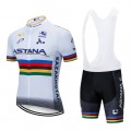 Ensemble cuissard vélo et maillot cyclisme pro ASTANA 2019 UCI