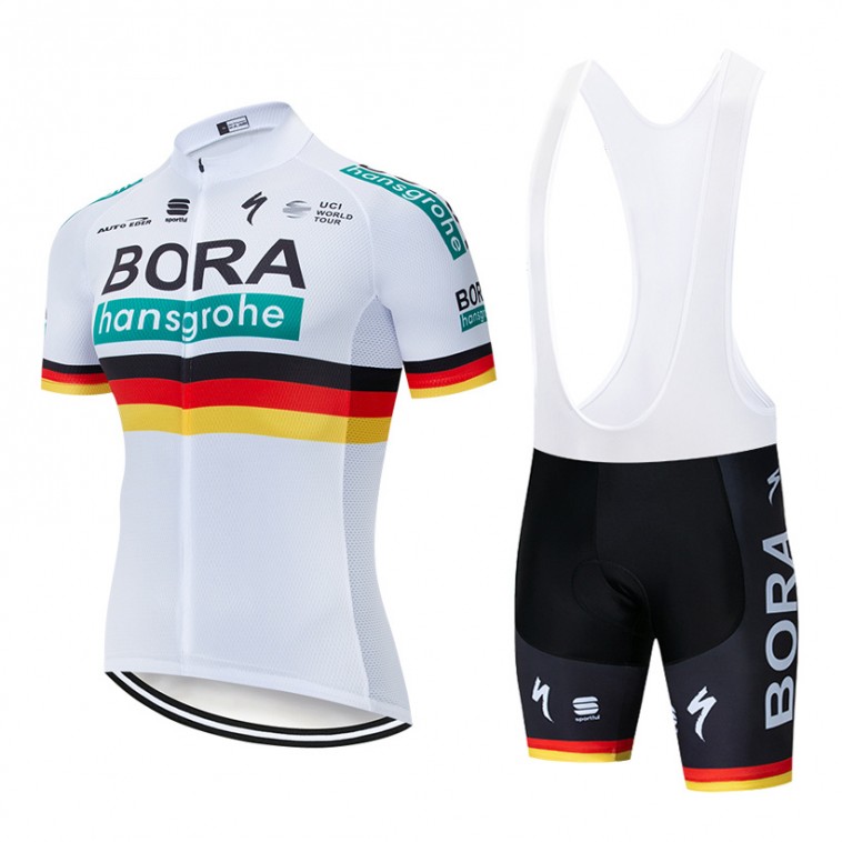 Ensemble cuissard vélo et maillot cyclisme pro BORA 2019 German