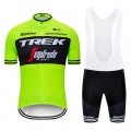 Ensemble cuissard vélo et maillot cyclisme pro TREK Segafredo 2019 fluo