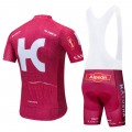 Ensemble cuissard vélo et maillot cyclisme pro KATUSHA ALPECIN 2019 rouge