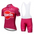 Ensemble cuissard vélo et maillot cyclisme pro KATUSHA ALPECIN 2019 rouge