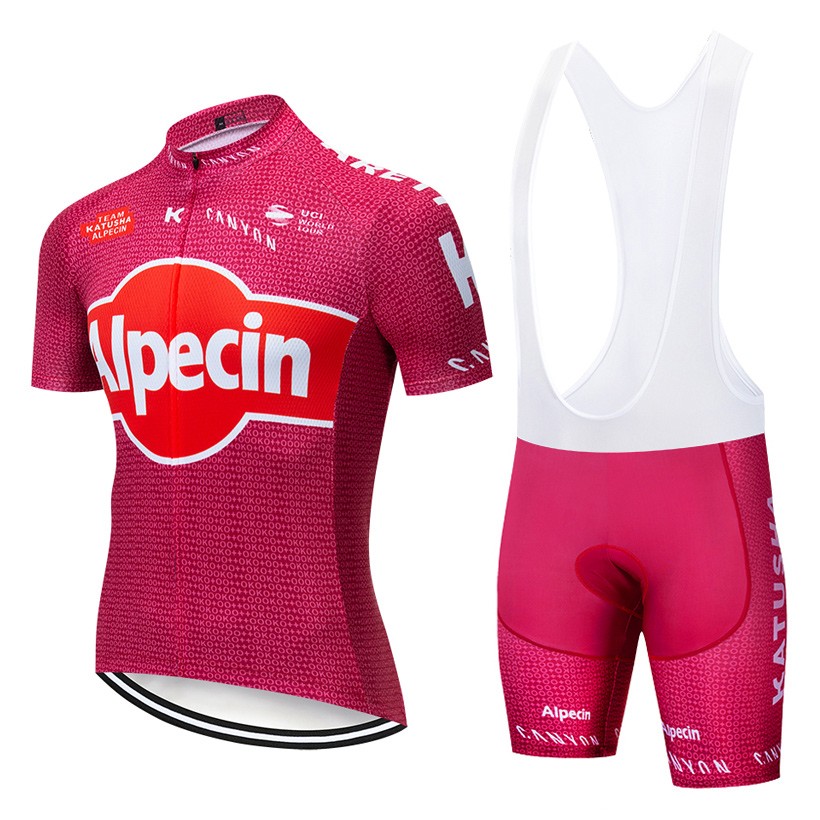 Ensemble cuissard vélo et maillot cyclisme pro KATUSHA ALPECIN 2019