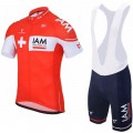 Ensemble cuissard vélo et maillot cyclisme équipe pro IAM Cycling