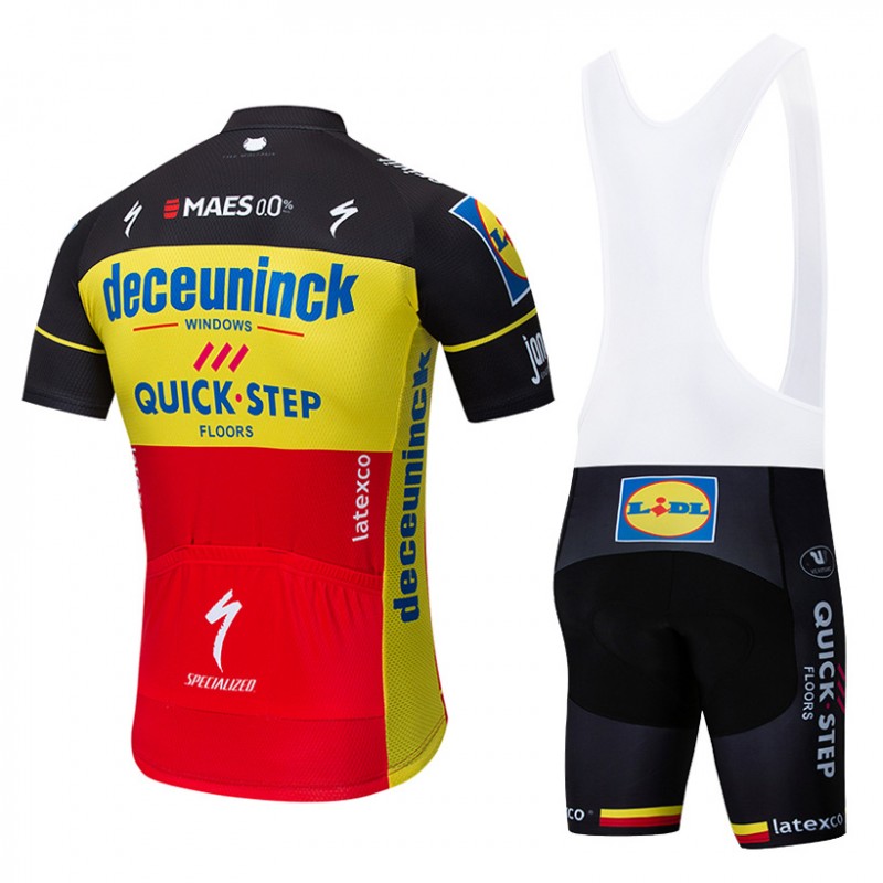 Maillot Cuissard Deceuninck Quick-Step 2019 Ensemble équipe cyclisme Pro Vélo 