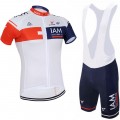 Ensemble cuissard vélo et maillot cyclisme équipe pro IAM Cycling