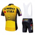 Ensemble cuissard vélo et maillot cyclisme pro Jumbo Visma 2019