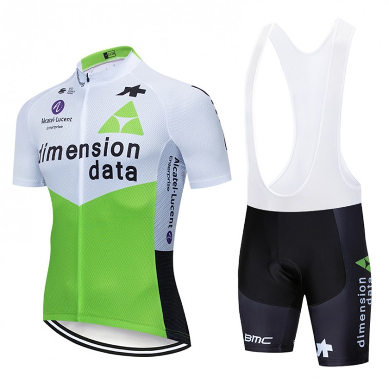 Ensemble cuissard vélo et maillot cyclisme pro Dimension Data 2019