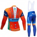 Ensemble cuissard vélo et maillot cyclisme hiver pro Vini Fantini - Nippo 2019