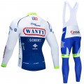 Ensemble cuissard vélo et maillot cyclisme hiver pro WANTY Gobert 2019