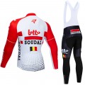 Ensemble cuissard vélo et maillot cyclisme hiver pro Lotto Soudal 2019